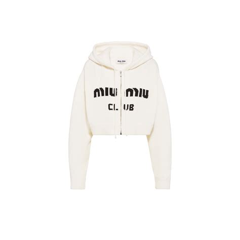 miu miu club hoodie